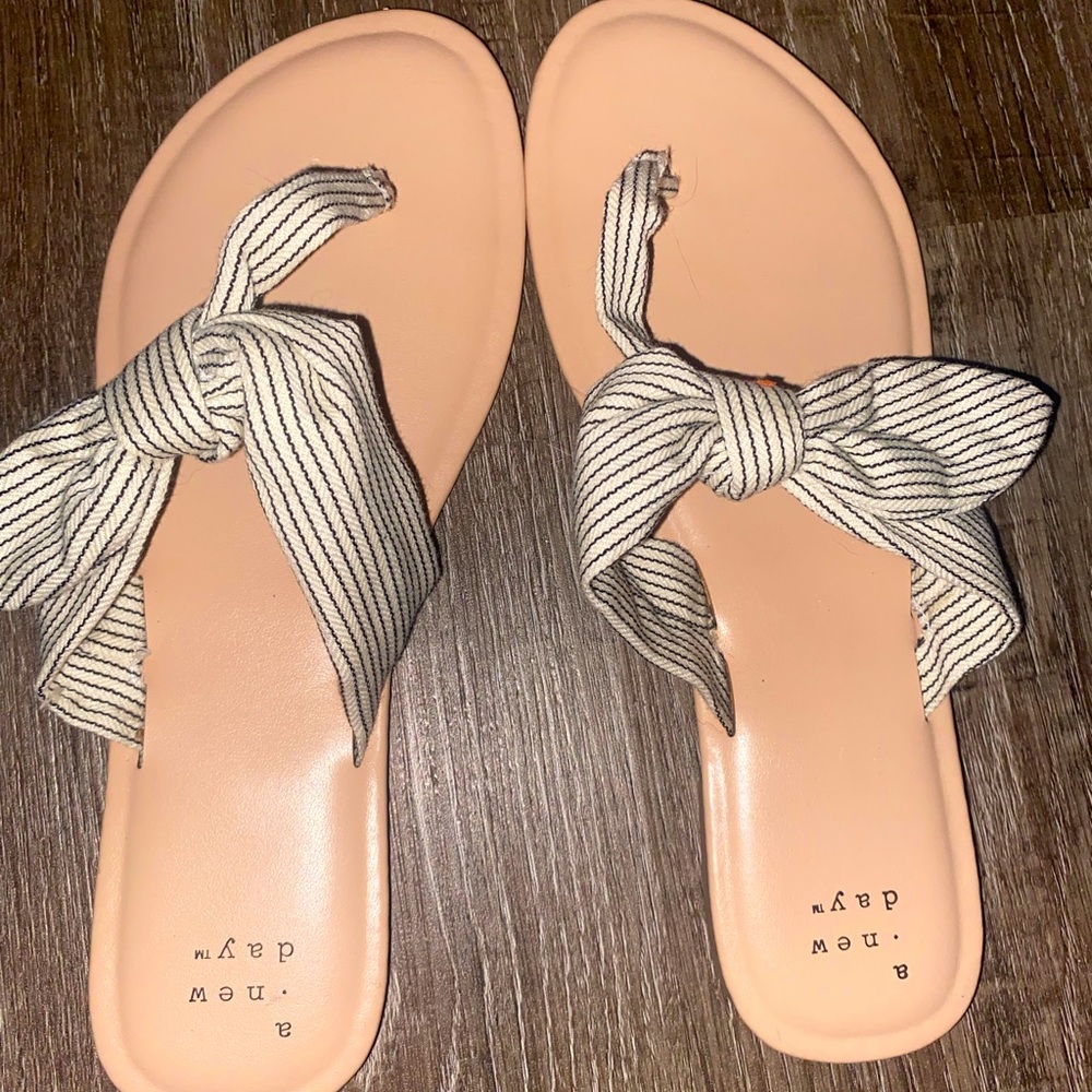 A New Day | striped sandals